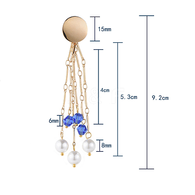 Long Tassel Earrings EJEW-JE03681-01-1