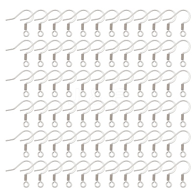 Tarnish Resistant 304 Stainless Steel French Earring Hooks STAS-N0013-15P-1