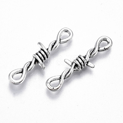 Tibetan Style Alloy Links/Connector X-TIBE-S323-097AS-RS-1