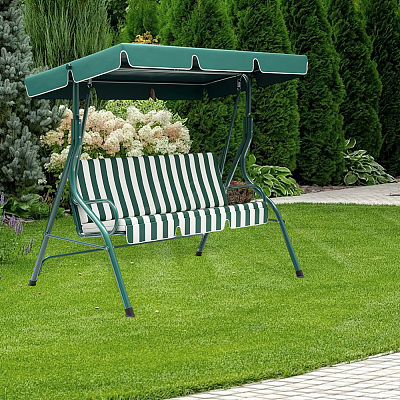 Oxford Cloth Outdoor Courtyard Swing Roof Cover AJEW-WH20816-215-1