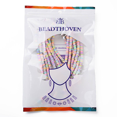 10 Strands Handmade Polymer Clay Beads Strands CLAY-BT0001-02-1