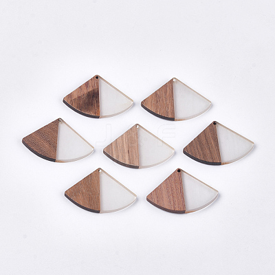 Resin & Walnut Wood Pendants RESI-S358-86A-01-1