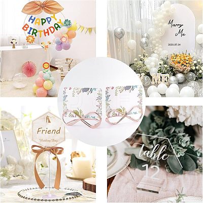 Iron Place Card Holder LS-ODIS-WH0011-13RG-1