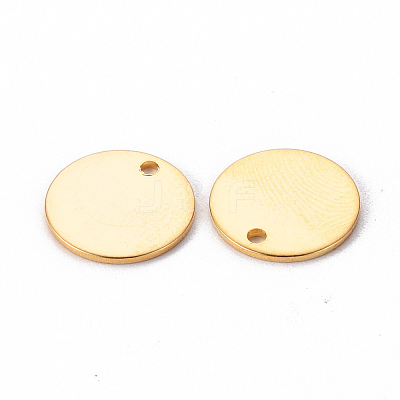 201 Stainless Steel Stamping Blank Tag Pendants LS-STAS-T058-12mm-G-1