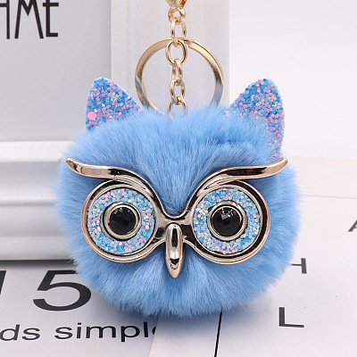 Pom Pom Ball Keychain KEYC-PW0002-033Q-1