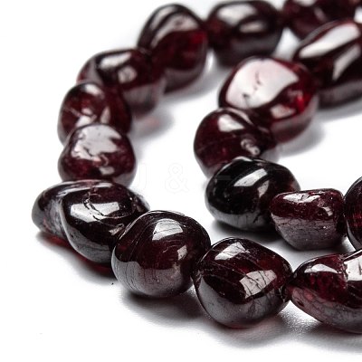 Natural Garnet Beads Strands G-G018-22-1