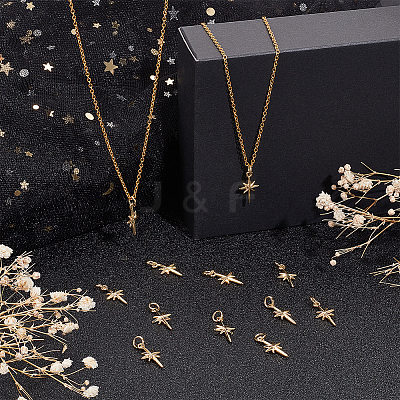 16Pcs Brass Pendants KK-UN0002-13-1