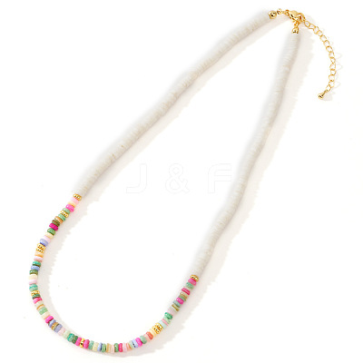 Rainbow Shell Beaded Necklace Versatile Collarbone Jewelry Accessory JY7832-5-1