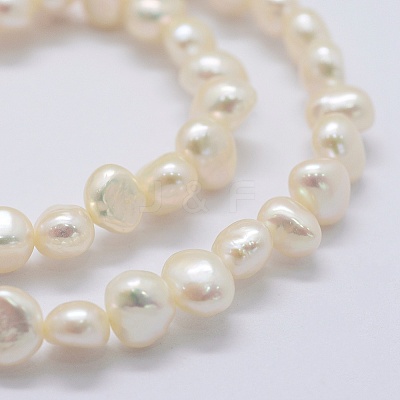 Natural Cultured Freshwater Pearl Beads Strands PEAR-K004-13C-1