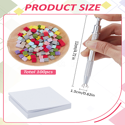 1 Set Cube Gradient Nail Art Sponge Set DIY-LP0001-68-1