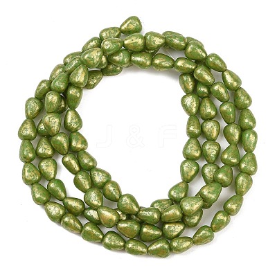 Czech Pressed Glass Beads GLAA-I061-55-1