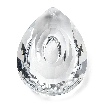 Transparent Glass Pendants GLAA-R223-03F-1