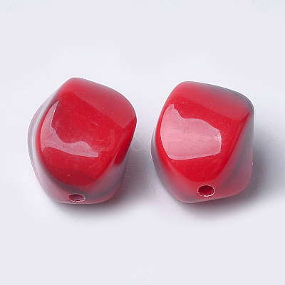 Acrylic Beads X-OACR-T007-08K-1