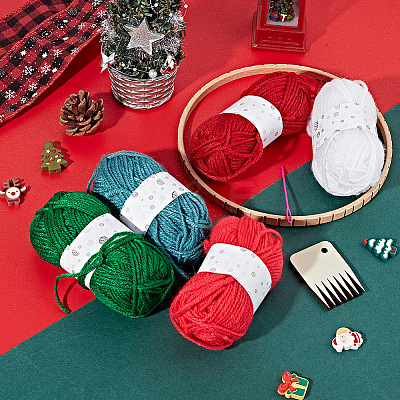 1 Set DIY Tapestry Knitting Kits DIY-SC0025-78A-1