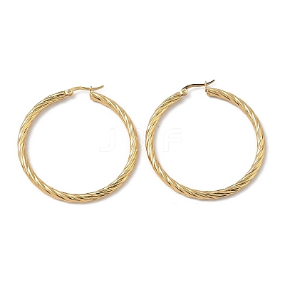 304 Stainless Steel Hoop Earrings EJEW-L232-015G-1