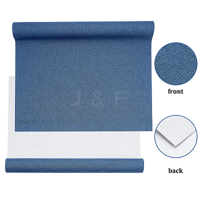 1Pc DIY Imitation Leather Cloth DIY-OC0010-65F-1
