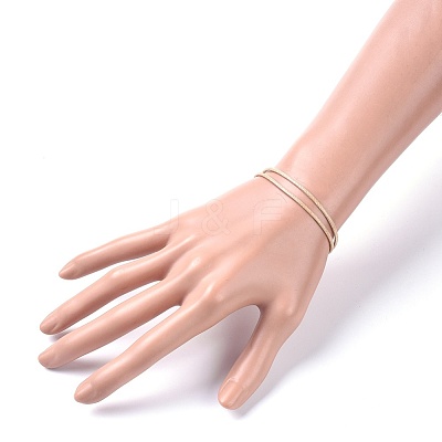 Unisex Korean Waxed Polyester Cord Bracelets BJEW-JB04597-03-1