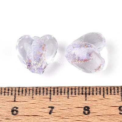 Handmade Foil Glass Beads FOIL-N029-09C-1