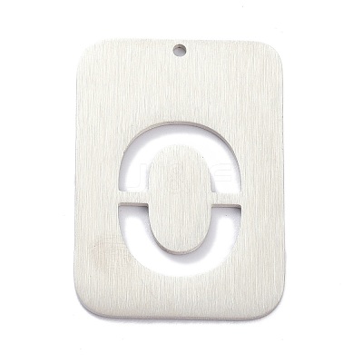 Non-Tarnish 304 Stainless Steel Pendants STAS-K216-49O-P-1