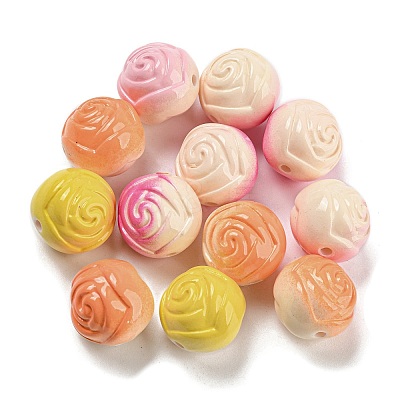 Baking Paint ABS Plastic Beads KY-C017-02-1