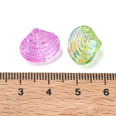 Ocean Theme Electroplate Transparent Glass Beads GL-CBA9C2A-01A-1