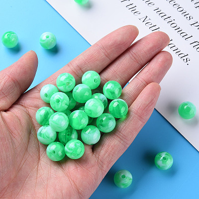 Acrylic Beads MACR-S375-001B-M-1