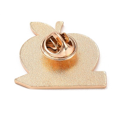Teacher's Day Theme Rack Plating Light Gold Alloy Brooches JEWB-Z016-01KCG-02-1