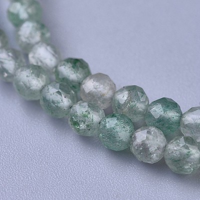 Natural Strawberry Quartz Beaded Necklaces NJEW-K114-A-A13-1