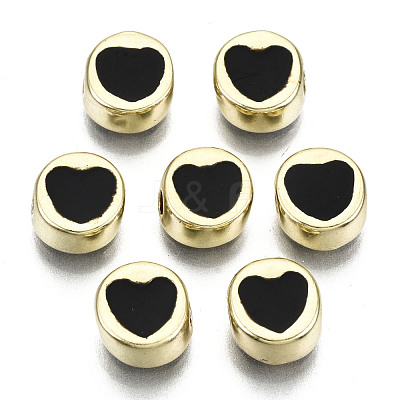 Alloy Enamel Beads X-ENAM-S122-030-RS-1