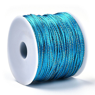 Metallic Stain Beads String Cords NWIR-R024-374-1