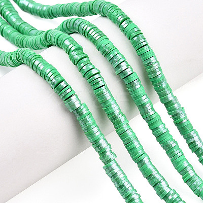 Handmade Polymer Clay Beads Strands CLAY-CJC0015-01F-1
