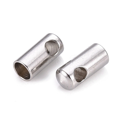 Tarnish Resistant 201 Stainless Steel Cord Ends STAS-F250-10P-M-1