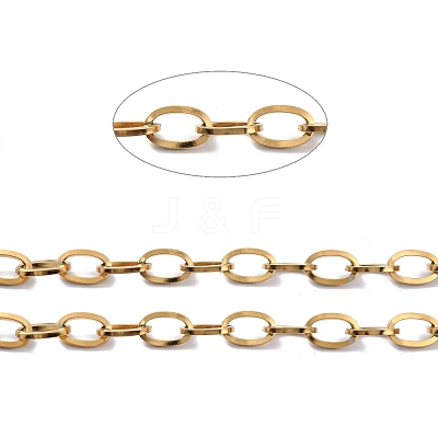 Ion Plating(IP) 304 Stainless Steel Cable Chains STAS-P301-02G-1