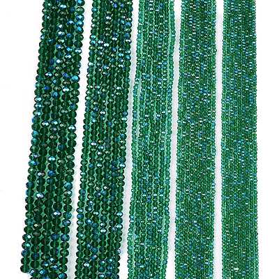 Electroplate Glass Beads Strands EGLA-A044-T3mm-L18-1
