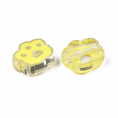 Transparent Acrylic Beads ACRC-S039-06C-1