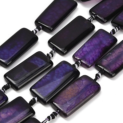 Natural Dragon Veins Agate Beads Strands GG-CBA2A74-01B-1