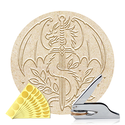 Stainless Steel Seal Embosser TOOL-WH0124-026-1