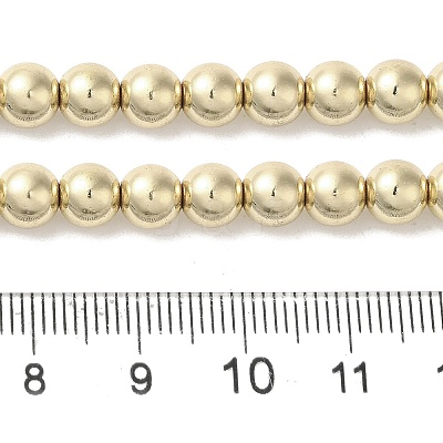 Electroplated Synthetic Non-magnetic Hematite Beads Strands X-G-I364-C03-G-1