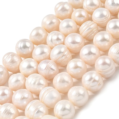 Natural Cultured Freshwater Pearl Beads Strands PEAR-I007-07T-02-1