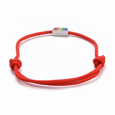 Rainbow Pride Bracelet LS-BJEW-F419-13A-1