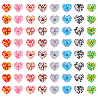 Printed Opaque Resin Cabochons CRES-TA0001-72A-1