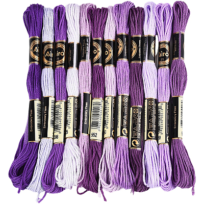 6-Ply Polyester Embroidery Floss OCOR-WH20074-01A-08-1
