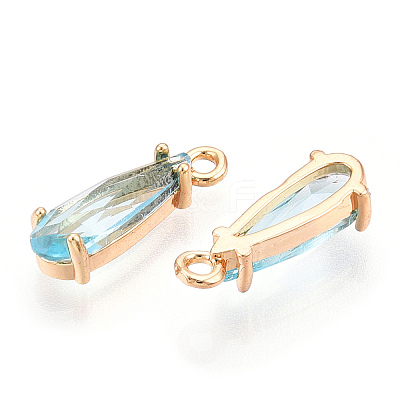 Faceted Glass Pendants X1-GLAA-T010-004E-1