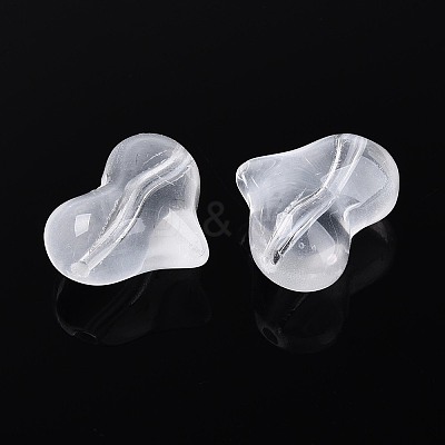 Transparent Glass Beads GLAA-T025-28L-1