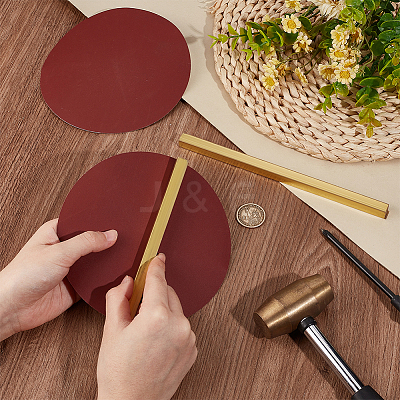 2Pcs Brass Sheets DIY-OC0013-55A-1