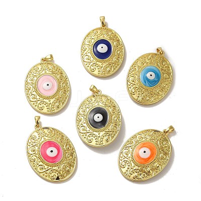 Rack Plating Brass Pendants KK-H473-01G-1