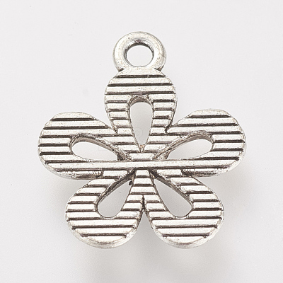 Tibetan Style Alloy Pendants X-TIBE-S306-12AS-RS-1