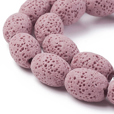 Natural Lava Rock Beads Strands G-F671-03A-08-1