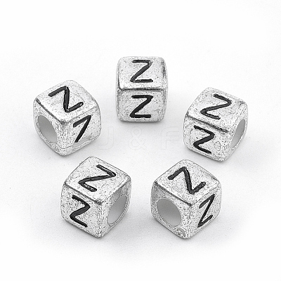 Plated Acrylic Beads PB43C9308-Z-1