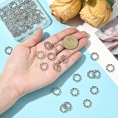 60Pcs Alloy Bead Frame FIND-YW0008-76-1